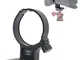 iShoot - Supporto per treppiede, 74 mm, interamente in metallo, compatibile con obiettivo...