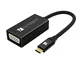 IVANKY Adattatore USB C a VGA, Adattatore USB 3.1 Tipo C a VGA (Nylon Intrecciato) Compati...