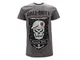 Call of Duty T-Shirt Originale Advance Warfare 4 Black Ops IIII 4 Teschio Grigia Ufficiale...