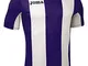 Joma Pisa Maglia di Set Maniche Corte, Uomo, Uomo, Pisa, Viola/Bianco, XS