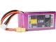 91300351 Hacker Batteria ricaricabile LiFe 9.9 V 1300 mAh Numero di celle: 3 30 C Softcase...