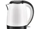 GJY Electric Kettle Red Brown White Double Anti-Scald 1800W 1.7L Base Separation Automatic...