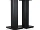 minify BS-S8-1 paio di supporti per scatole in MDF da 52 cm, in legno nero e finitura effe...