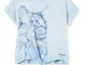 Desigual TS_tuxtepec T-Shirt, Blu (Azul Palo 5002), 140 (Taglia Produttore: 9/10) Bambina