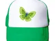 MASHRO Cappelli da Sole per Cappelli da Camionista Sportivi Regolabili con Farfalla Verde...