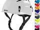 ALPIDEX Casco per Arrampicata de Donna e Uomo Casco Alpinismo en Diversi Colori, Colore:Br...