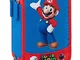 Astuccio 3 Zip Blu Super Mario