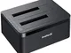 Inateck Docking Station hard disk USB 3.0 a SATA Dual-Bay per Hard Drive con funzione clon...