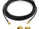 GTIWUNG® Cavo Prolunga Antenna, Antenna Extension Cable SMA 3m, RP-SMA Connettore Antenna,...