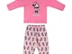 Artesania Cerda Pijama Largo Minnie Pigiama, Rosa (Rosa C07), (Taglia Unica: 12M) Bimba