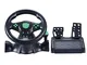 WSMLA Dual-Motor Feedback Driving Force Gioco Racing Wheel con Pedali reattivo for e Ruote...