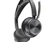 Poly - Voyager Focus 2 UC USB-A Headset (Plantronics) - Bluetooth Dual-Ear (Stereo) Headse...