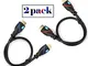 MutecPower MultiCabel-Cavo HDMI ad Alta velocità con Ethernet Confezione da Due- (2M) 1.4a...