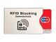 Custodia protettiva anti clonazione per carte di credito contactless rfid card protector s...