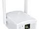 BrosTrend AC1200Mbps Adattatore WiFi Ethernet Bridge Dual Band 2.4 / 5GHz, Porta RJ45, Wir...