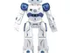 kuman Robot Telecomando Giocattolo Smart Robotics Assemblaggio Kit Escursionismo Canta Dan...