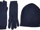 Tommy Hilfiger Flag Knit Beanie & Gloves GP Set Cappellino e Guanti, Blu (Blue CJM), Unica...