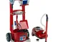Theo Klein 6742 Carrello delle Pulizie Vileda con Scopa, Mocio, Secchio e Altro, con Aspir...
