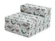 Ready Steady Bed Brandina Pieghevole con Materasso per Bambini | Pouf Letto per Pigiama Pa...