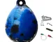 PVC Riempimento d'Acqua Sacco da Boxe Pieno per Adulto,Calcio Ad Uncino Fitness Boxe Profe...