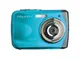 Easypix W1024 Fotocamera Impermeabile, Stagna A 3 Metri Senza Custodia, Blu Ghiaccio