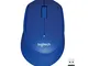 Logitech M330 Silent Plus Mouse Wireless, 2.4 GHz con Ricevitore USB Nano, 1 000 DPI, 3 ‎P...