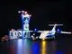 BRIKSMAX Kit di Illuminazione a LED per Lego City Police Base della Polizia Aerea,Compatib...