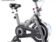 Profun Cyclette Fitness Professionale, Volano da 16/22 kg, App di Connessione, Display LCD...