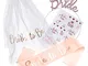 VEGCOO Addio al Nubilato Decorazione, Addio al Nubilato Gadget Sposa di Essere Bride to be...