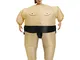 Costume gonfiabile di sumo, lottatore di sumo gonfiabile che lotta per il corpo completo C...