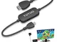 Adattatore per Nintendo Switch,TUTUO Switch Dock Portatile Docking Station TV Porta di Ric...