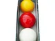 Juego bolas billar carambolas tricolor 61. 5mm