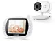 Baby Monitor Wireless, Video Digitale 3.5 Inch TFT LCD Monitor, con Visione Notturna e Ril...