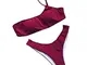 Dicomi Bikini Donna Monospalla, 2019 Costumi da Bagno Donna Sexy Brasiliana Push Up Vita A...