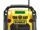 DEWALT Radio Stereo digitale FM e DAB+ (digital audio broadcasting), DCR020-QW