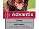Advantix Spot On per cani oltre 25 Kg - 4 pipette - Antiparassitario per Zecche Pulci e Pi...