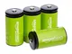 Amazon Basics - batterie C ricaricabili da 1.2 V (5000 mAH NiMh) - Confezione da 4