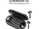 Cuffie Bluetooth, Auricolari Bluetooth 5.0 Senza Fili Cuffie Wireless Stereo Sportivi in E...