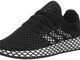 adidas DEERUPT Runner J, Scarpe da Fitness Unisex-Bambini, Nero (Negro 000), 37.5 EU