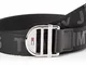 Tommy Hilfiger Tjw Webbing Belt 3.0 Cintura, Nero, 80 Donna