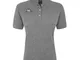 Kappa - Polo SHARAS MSS LT, colore: giallo Grey Md Mel. XXL