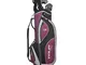 Dunlop Tour da Golf da donna Set Mazza da Golf grafite 16 PZ., argento