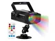 GUSODOR Luci da Palco Luci Discoteca con 7 colori Luci Proiettore Effetto Mini LED Illumin...