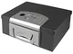 HMF - Cassaforte per documenti e denaro, chiavistello elettronico, 325 x 255 x 125 mm, ner...