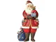 Enesco 4058787 Babbo Natale con Regali, Resina, Multicolore, 22 x 22 x 26.5 cm