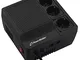 Powerwalker 10120302 AVR 1200 Regolatore automatico di tensione, 1200VA / 720W, Nero