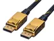 ROLINE 11.88.5647 cavo DisplayPort 5 m Nero, Oro