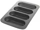 Birkmann Piastra Antiaderente Stampo da Forno, Acciaio, Grigio Scuro, 34,7 x 21,5 x 3,08 c...