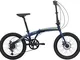 Cicli Cinzia Bicicletta 20" Pieghevole Crosstown 7/V Revo Shift Disco Ant./Post. Blu Opaco...