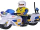 Simba - Sam Il Pompiere Moto Polizia, 109251092038, + 3 Anni, Incluso Personaggio Malcom e...